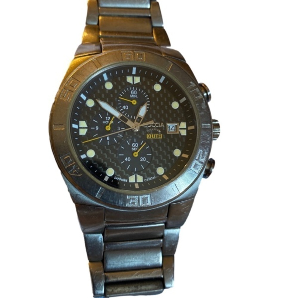 MENS BOCCIA TITANIUM WATCH